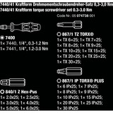 Wera 7440/41 Jeu de tournevis dynamométriques Kraftform 0,3-3,0 Nm Noir/Vert, 26 pièces