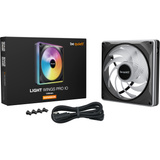 be quiet! Light Wings Pro IO 140mm Expansion ventilateur de boîtier RGB  Noir, 140 x 140 x 28 mm