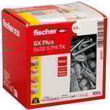 fischer Cheville SX Plus 6x30 PH TX Gris clair