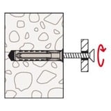 fischer Cheville SX Plus 6x30 PH TX Gris clair
