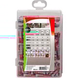 fischer Profi-Box DuoPower, Cheville Gris clair/Rouge