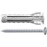 fischer SX Plus 6x30 PH TX, 567935, Cheville Gris clair