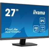 iiyama ProLite XU2793QSU-B7 écran plat de PC 68,6 cm (27") 2560 x 1440 pixels Quad HD LED Noir Moniteur  Noir (Mat), 68,6 cm (27"), 2560 x 1440 pixels, Quad HD, LED, 1 ms, Noir