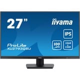 iiyama ProLite XU2793QSU-B7 écran plat de PC 68,6 cm (27") 2560 x 1440 pixels Quad HD LED Noir Moniteur  Noir (Mat), 68,6 cm (27"), 2560 x 1440 pixels, Quad HD, LED, 1 ms, Noir