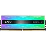 ADATA LANCER RGB DDR5 module de mémoire 16 Go 1 x 16 Go ECC, Mémoire vive Argent, 16 Go, 1 x 16 Go, DDR5, 6000 MHz, 288-pin DIMM, Multicolore