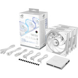 ASUS ROG Eurux GR120 ARGB ventilateurs de boîtier Blanc, 3 pièces, 122 x 120 x 30 mm