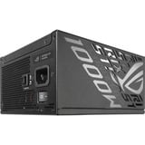 ASUS ROG-STRIX-1000P-GAMING-E alimentation Noir, 1000 W, 100 - 240 V, Actif, 130 W, 1000 W, 130 W