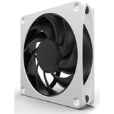 Alphacool Apex Stealth Metal, Ventilateur de boîtier Blanc/Noir, Connecteur PWM à 4 broches pour le ventilateur