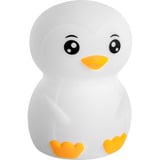 Ansmann Veilleuse Pingouin Leon, lumière de nuit Blanc