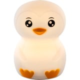 Ansmann Veilleuse Pingouin Leon, lumière de nuit Blanc