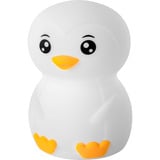 Ansmann Veilleuse Pingouin Leon, lumière de nuit Blanc