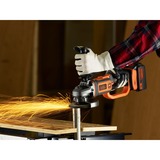 BLACK+DECKER BCG720M1-QW, Meuleuse d'angle Noir/Orange