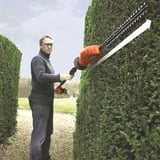 BLACK+DECKER GTC1843L20-QW taille-haie électrique Double-lame 3,2 kg, Taille-haies Orange/Noir, Batterie, 3,2 kg, 1 pièce(s)