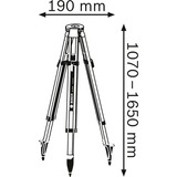 Bosch BOSCH BT 170 HD Trépied, Trépieds et accessoires trépied Aluminium