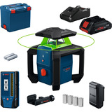 Bosch Rotationslaser GRL18V-3-31G Akku ProCORE18V 4.0Ah dans L-BOXX, Laser rotatif Vert, Vente au détail