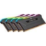 Corsair 128 Go DDR4-3200 Quad-Kit, Mémoire vive Noir, CMH128GX4M4E3200C16, Vengeance RGB PRO SL, XMP 2.0