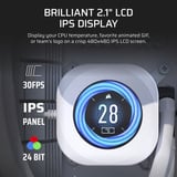 Corsair NAUTILUS 360 RS LCD Reconditionné, Watercooling Blanc