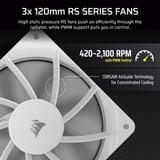 Corsair NAUTILUS 360 RS LCD Reconditionné, Watercooling Blanc