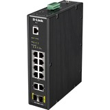 D-Link DIS-200G-12PS commutateur réseau Géré L2 Gigabit Ethernet (10/100/1000) Connexion Ethernet, supportant l'alimentation via ce port (PoE) Noir, Switch Géré, L2, Gigabit Ethernet (10/100/1000), Connexion Ethernet, supportant l'alimentation via ce port (PoE), Grille de montage, Montage mural