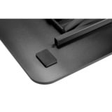 Digitus Poste de travail assis/debout ergonomique, Accessoire Noir