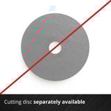 EINHELL Meuleuse d'angle sans fil AXXIO 18/125 Q Rouge/Noir, Batterie et chargeur non inclus