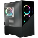 Enermax K 8 ARGB boîtier midi tower Noir | 1x USB-A | 1x USB-C | RGB | Verre Trempé