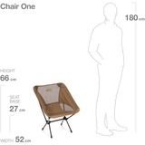 Helinox Chair One, Chaise Marron/Noir