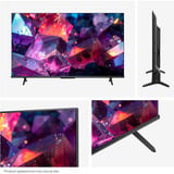 Hisense 43E7S PRO téléviseur Hi-QLED 43" 4K Ultra HD Noir/gris foncé, 109,2 cm (43"), 3840 x 2160 pixels, DLED, Smart TV, Wifi, Noir