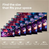 Hisense 43E7S PRO téléviseur Hi-QLED 43" 4K Ultra HD Noir/gris foncé, 109,2 cm (43"), 3840 x 2160 pixels, DLED, Smart TV, Wifi, Noir