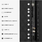 Hisense 43E7S PRO téléviseur Hi-QLED 43" 4K Ultra HD Noir/gris foncé, 109,2 cm (43"), 3840 x 2160 pixels, DLED, Smart TV, Wifi, Noir