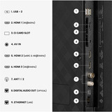 Hisense 43E7S PRO téléviseur Hi-QLED 43" Ultra HD QLED Noir/gris foncé