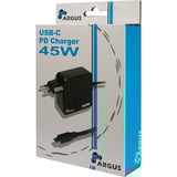 Inter-Tech 88882221, PD-2045, Chargeur Noir