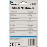 Inter-Tech 88882221, PD-2045, Chargeur Noir