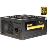 Inter-Tech ArgusNT GPS-800 unité d'alimentation d'énergie 20+4 pin ATX ATX Noir alimentation 800 watt Noir, 4x PCIe, 800 W, 100 - 240 V, 47 - 63 Hz, 10/5 A, 100 W, 800 W