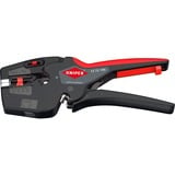 KNIPEX NexStrip outil multifonction pour électricien, Pince à dénuder Noir/Rouge