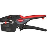 KNIPEX NexStrip outil multifonction pour électricien, Pince à dénuder Noir/Rouge