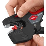 KNIPEX NexStrip outil multifonction pour électricien, Pince à dénuder Noir/Rouge