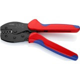 KNIPEX PreciForce® Pince à sertir 97 52 34 Rouge/Bleu, Connecteurs non isolés ouverts 2,8 + 4,8 mm