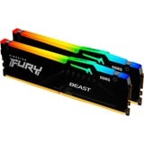 Kingston FURY 32 Go DDR5-6400 (2x 16 Go) mémoire vive Noir, KF564C32BBEAK2-32, XMP 3.0, EXPO 1.1