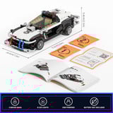 Lumibricks Cyberpunk Neoncity - Voiture de patrouille de police, Jouets de construction 