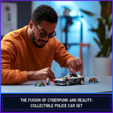 Lumibricks Cyberpunk Neoncity - Voiture de patrouille de police, Jouets de construction 