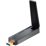 MSI AX1800 WiFi USB Adapter carte et adaptateur d'interfaces USB 2.0, Adaptateur WLAN USB Type-A, USB 2.0, Mâle, Noir, 102 mm, 30 mm