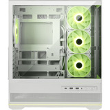 MSI MAG PANO 110R PZ WHITE unité centrale Midi Tower Blanc, boîtier pc Blanc | 2x USB-A | 1x USB-C | Verre Trempé