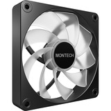 Montech GF120R V2 ARGB ventilateurs de boîtier Noir, 3 pièces, 120 x 120 x 25 mm, PWM