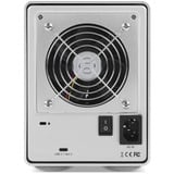 OWC Mercury Elite Pro Quad Boîtier disque dur/SSD Blanc 2.5/3.5" Argent, Boîtier disque dur/SSD, 2.5/3.5", SATA, 10 Gbit/s, Échange à chaud, Blanc