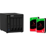 QNAP TS-451D2 NAS Tower Ethernet/LAN Noir J4025 Noir, NAS, Tower, Intel® Celeron®, J4025, Noir