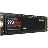 SAMSUNG 990 PRO 2 To, SSD MZ-V9P2T0BW, PCIe Gen 4.0 x4, NVMe 2.0