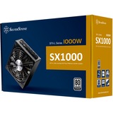 SilverStone SST-SX1000-LPT V1.1, 1000 Watt alimentation  Noir, 1000 W, 90 - 264 V, 47 - 63 Hz, Actif, 125 W, 999,6 W