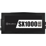 SilverStone SST-SX1000-LPT V1.1, 1000 Watt alimentation  Noir, 1000 W, 90 - 264 V, 47 - 63 Hz, Actif, 125 W, 999,6 W