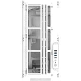 Thermaltake AX500 boîtier big tower Blanc | 2x USB-A | 1x USB-C | Verre Trempé